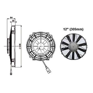 FAN 12" (305mm) HIGH POWER FAN